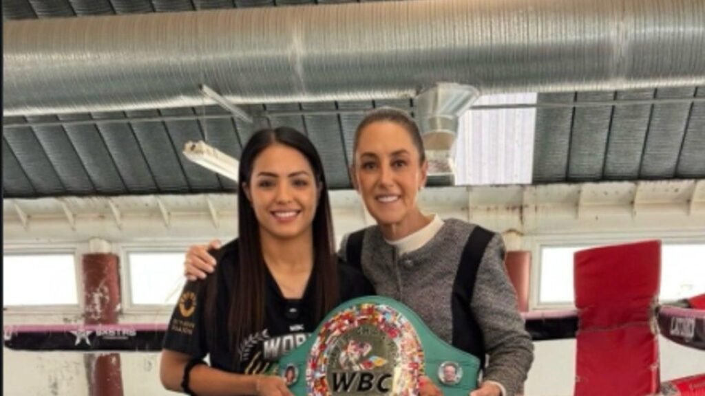 Claudia Sheinbaum se reúne con Diana “Bonita” Fernández para honrar su legado en el boxeo femenino