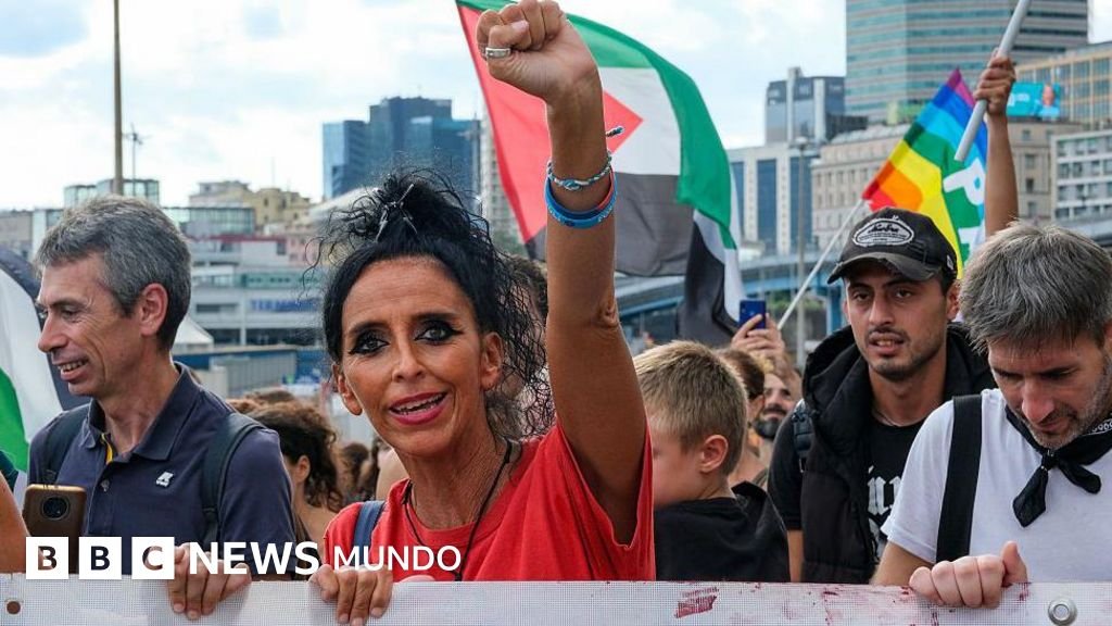 "Detengamos todo": imágenes de la huelga y masivas protestas en Italia contra los ataques de Israel en Gaza