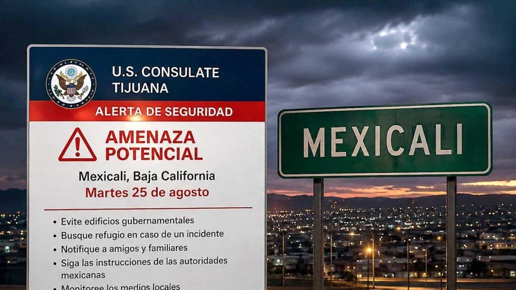 Canadá se une a EE. UU. y lanza una alerta de viaje para Mexicali